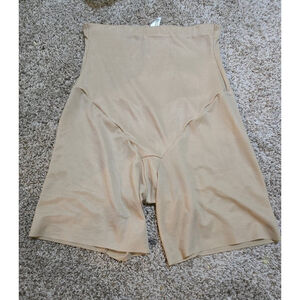 Flexees Women's Weightless Power Hi-Waist Thigh Slimmer #5765 Size Small